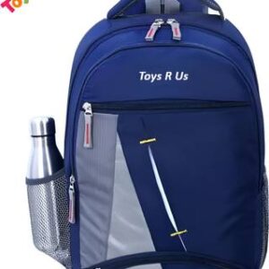 Toys R Us Suitable for Class 3rd to 9th+ School/College/Office/Business Use Unisex Waterproof Backpack  (Blue, 30 L)