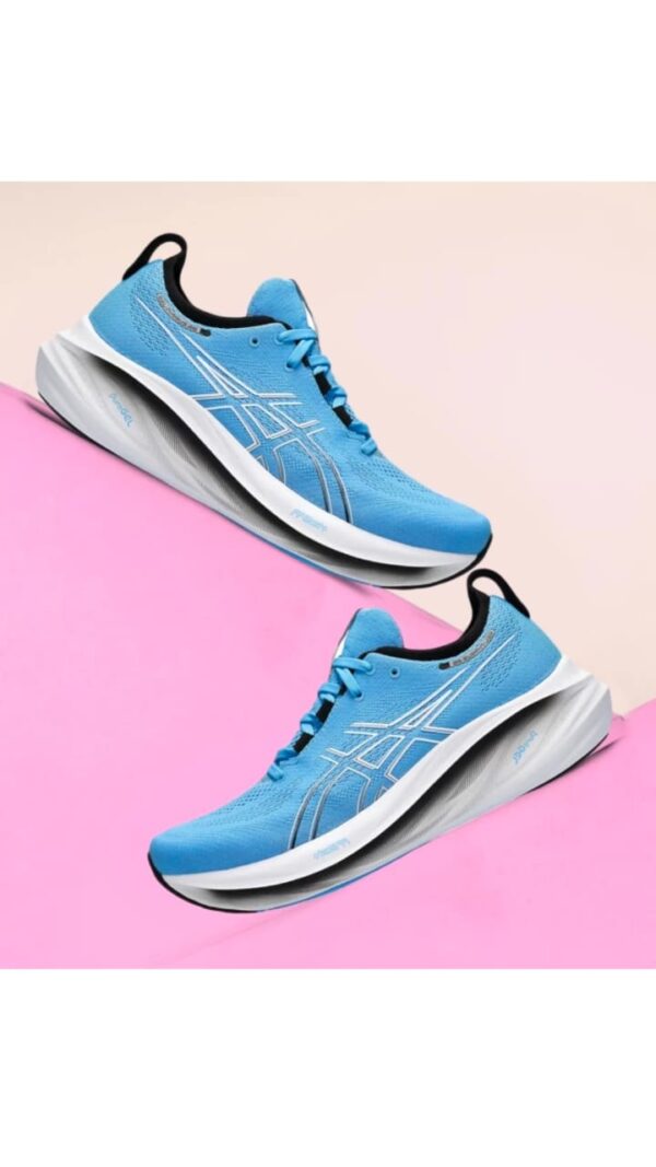 Asics  GEL-NIMBUS 26 Training & Gym Shoes For Men  (Blue , 8) - Image 6