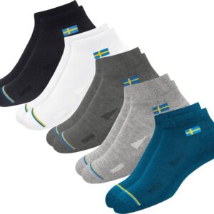 Men Solid Ankle Length  (Pack of 5)