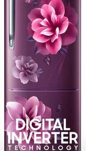 SAMSUNG 183 L Direct Cool Single Door 4 Star Refrigerator with Base Drawer with Digital Inverter  (Camellia Purple, RR20C1824CR/HL)