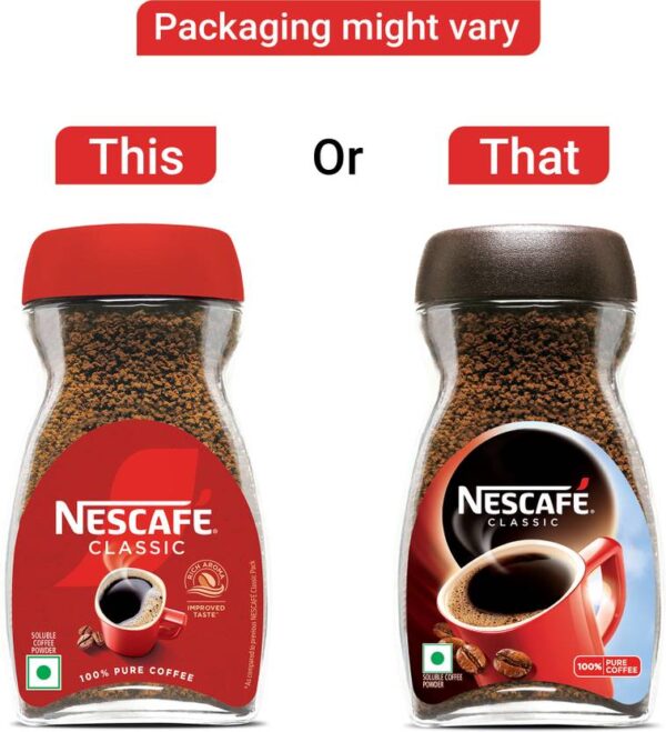 Nescafe Classic Coffee Powder Jar, 100% Pure Instant Coffee  (90 g) - Image 6