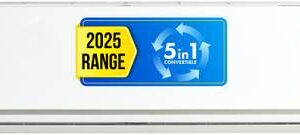 MarQ by Flipkart 2025 1.5 Ton 3 Star Split Inverter 5-in-1 Convertible with Turbo Cool Technology AC - White  (153IPG25WQ, Copper Condenser)