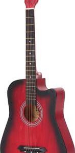 REVEL RVL-38C-LGP-NT Acoustic Guitar Linden Wood Ebony Right Hand Orientation  (Beige, Brown)